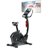 FitEngine Heimtrainer | hochwertiges Aluminium-Schwungrad | 9kg Schwungmasse | 24 Widerstandsstufen 28 Trainingsprogramme | App-kompatibel - Kinomap | verstellbarer Sportsattel | bis 120kg belastbar