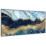 Klarstein Wonderwall Air Art Smart Infrarotheizung Blauer Marmor 120x60cm 700W