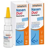 NasenDuo Nasenspray ratio Spar-Angebot 2x10 Milliliter