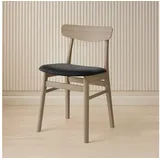 Hammel Furniture Esszimmerstuhl Mosbøl, Stuhl, Massivholz mit gepolstertem Sitz – robust & komfortabel, Massivholz, gepolsterte Sitzfläche, versch. Farbvarianten schwarz