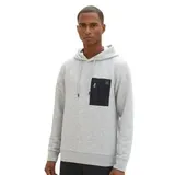 Tom Tailor QUILTED HOODIE Hoodie Grau M