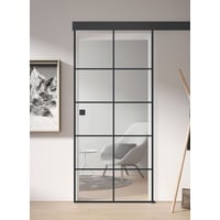 Ambiente Glas-Schiebetür Black Klarglas Dekor S 76/20 ESG