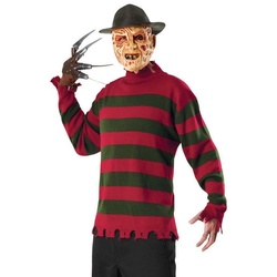 Rubie ́s Kostüm Freddy Krüger Pullover Halloween Kostüm rot L