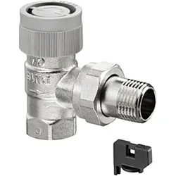 Oventrop Baureihe AQ Thermostatventil 1183068 DN 25, Eck, stufenlose Voreinstellung