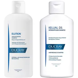 Ducray Elution ausgleichendes Shampoo + Anti-schuppen-shampoo