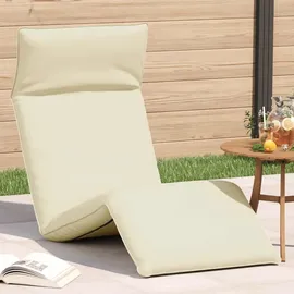 vidaXL Sonnenliege 175 x 54 x 8,5 cm Creme