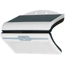 EDM Wandleuchte Solar 6 W 23,0 cm inkl. Bewegungsmelder weiß