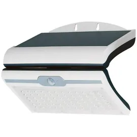 EDM Wandleuchte Solar 6 W 23,0 cm inkl. Bewegungsmelder weiß