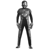 Rubie ́s Kostüm Rogue One K-2SO, Original Star Wars Kostüm aus dem Film 'Rogue One' schwarz 116