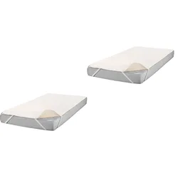 Matratzenauflage SETEX "Matratzenauflage Molton Spann, SETEX, Baumwolle", beige (natur), B:100cm L:200cm, Bezug: 100% Baumwolle, Matratzenzubehör, hautfreundliche Matratzenauflage, in 90x200 und 100x200 cm