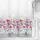 Spirella Duschvorhang Abella 180 x 200 cm grau/pink