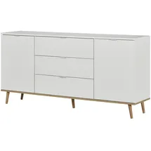 Finori Sideboard Göteborg 180 x 87 x 40 cm weiß