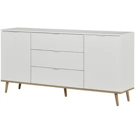 Finori Sideboard Göteborg 180 x 87 x 40 cm weiß