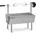 2-in-1 Rotisserie Grill Mini silber