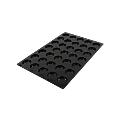 SCHNEIDER Silikonbackform, schwarz 115339 , Form: Florentiner
