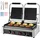 Vevor Kommerzieller Panini Grill 48x23cm weiß