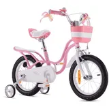 RoyalBaby Royal Baby Girls Swan Kinderfahrrad, Rosa, 16 Zoll Fahrrad