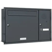 AL Briefkastensysteme Premium Unterputz Briefkastenanlage RAL 7016 Anthrazit