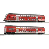 Roco Doppelstockwagen 2-tlg. Set DABpza/DBpbzfa 6220066 H0
