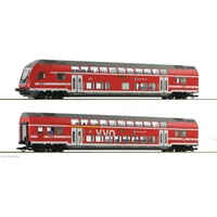 Roco Doppelstockwagen 2-tlg. Set DABpza/DBpbzfa 6220066 H0