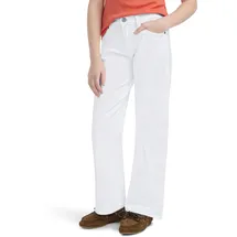 Levi's 5-Pocket-Jeans LEVI'S KIDS "LVG WIDE LEG JEANS", Mädchen, Gr. 10 (140), N-Gr, hellweiß, Denim/Jeans, Obermaterial: 98% Baumwolle, 2% Elasthan, lang, Jeans 5-Pocket-Jeans, mit weitem Bein - for GIRLS
