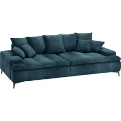 Big-Sofa MR. COUCH "Haiti III", blau (dolce 13 ocean), B:264cm H:91cm T:138cm, Dolce (100% Polyester), Sofas, Wahlweise mit Kaltschaumpolsterung