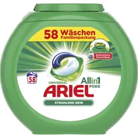 Ariel All-in-1 PODS Universal Strahlend Rein, 58 Waschladungen