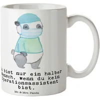 Mr. & Mrs. Panda Tasse Operationsassistent Herz - Geschenk, Operationstechnischer Assistent, Kollegin, Kaffeetasse, Kollege, Ausbildung, Becher,