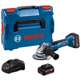 Bosch GWS 18V-10 P Professional  inkl. 2 x 5,0 Ah + L-Boxx