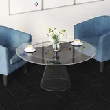 vidaXL Teppichfliese Gestreift Dunkelgrau 50 x 50 cm 20 St.