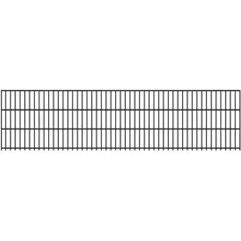FA-Bausysteme Doppelstabmattenzaun 250 cm x 63 cm Anthrazit