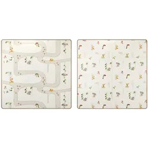 Tiny Love Faltbare Spielmatte Baby, Spielmatte Baby, ab 0 Monaten, Doppelseitig, Leichte und Faltbare Spieldecke, 150 × 150 cm, Weich und Dick (1 cm), Wasserabweisend, Pflegeleicht, Boho Chic