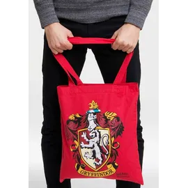 LOGOSHIRT Henkeltasche "Baumwolltasche Gryffindor", Damen, Gr. B/H/T: 38cm x 42cm x 1cm, rot, Baumwolle, bedruckt, Taschen, mit langen Tragegriffen