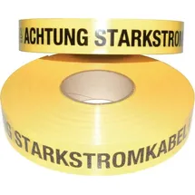 Multicoll Trassenwarnband L.250 m B.40 mm Gelb