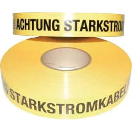 Multicoll Trassenwarnband L.250 m B.40 mm Gelb