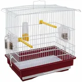 Ferplast Giusy Käfig Rot Und Weiß Für Kleine Vögel