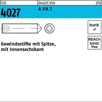 Industrial Quality Supplies ISO 4027 Gewindestifte mit Spitze &