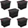 KEEEPER Transportbehälter eckhart 39,5 x 29,5 x 30 cm 5-tlg. rot|schwarz