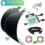 MyVoltaics MyUltraleicht Balkonkraftwerk 620 Watt mit 2 Modulen nur je 5kg
