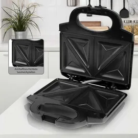 Clatronic ST 3778 schwarz-inox 2 fach Sandwichtoaster