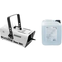 Eurolite Set Snow 5001 Schneemaschine + Schneefluid 5l