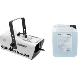 Eurolite Set Snow 5001 Schneemaschine + Schneefluid 5l