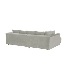 Switch Eckcouch Mikrofaser 3-Sitzer Grau