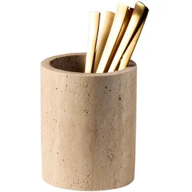 APS Besteckbehälter Travertine Ø 11 cm H: 13,5 cm