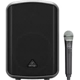 Behringer Europort MPA200BT (Aktiv, 1x 200 W), PA Lautsprecher, Schwarz