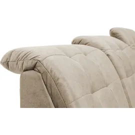 exxpo - sofa fashion Ecksofa EXXPO - SOFA FASHION "Derby Inkl. Kopfteilverstellung, wahlw. Bett & Bettkasten, L-Form", beige, B:277cm H:92cm T:206cm, Sofas, Ecksofa, EXTRA an Komfort zum Relaxen, Entspannen und Wohlfühlen