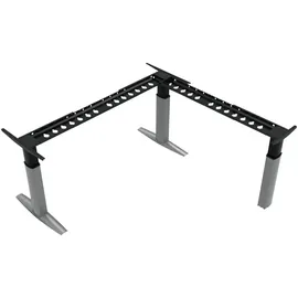 STIER OFFICE Eckschreibtisch 501-23 Schwarz