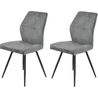 Hela 4-Fußstuhl HELA "ALLY", schwarz (vintage grau, schwarz, schwarz),