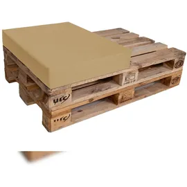 TexDeko Palettenkissen 60 x 80 x 12 cm beige 1 St.