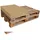 TexDeko Palettenkissen 60 x 80 x 12 cm beige 1 St.